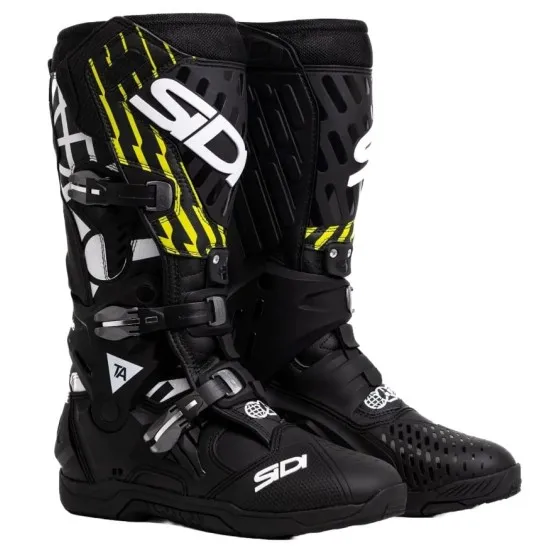 Мотокрос/ендуро ботуши SIDI CROSSAIR The Arsenale Black Neon – леки и устойчиви ботуши Hydra Motto