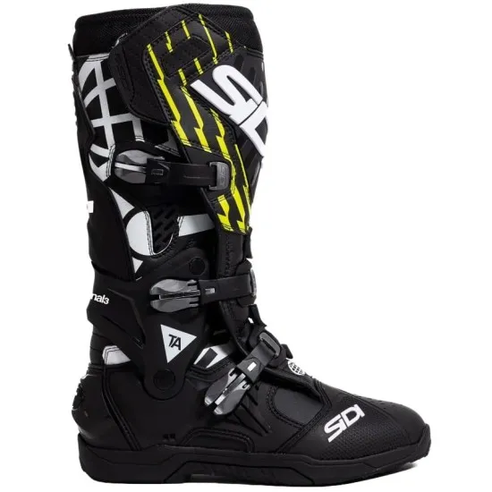 Мотокрос/ендуро ботуши SIDI CROSSAIR The Arsenale Black Neon – леки и устойчиви ботуши Hydra Motto