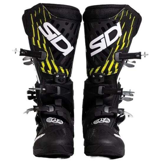 Мотокрос/ендуро ботуши SIDI CROSSAIR The Arsenale Black Neon – леки и устойчиви ботуши Hydra Motto