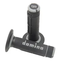 Ръкохватки DOMINO GRIPS DUALLY 1/2 WAFFLE Black/Grey