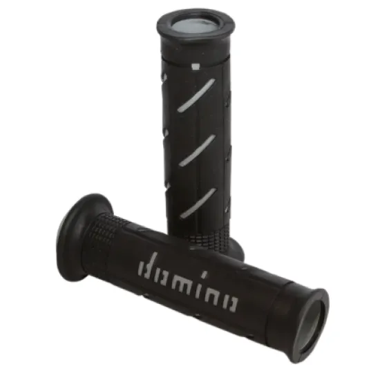 Ръкохватки DOMINO GRIPS XM2 Black/Grey – двуслойни спортни ръкохватки за мотор