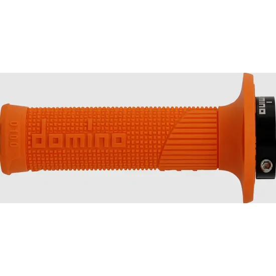 Ръкохватки DOMINO D100 LockOn ORANGE – състезателни ръкохватки с D-Lock система