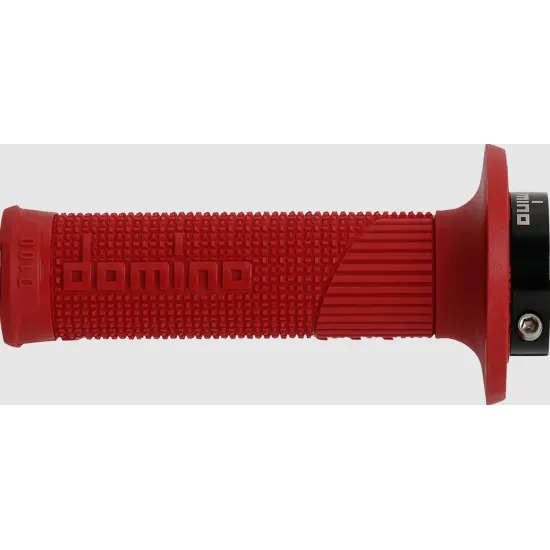 Ръкохватки DOMINO D100 LockOn RED – състезателни ръкохватки с D-Lock система