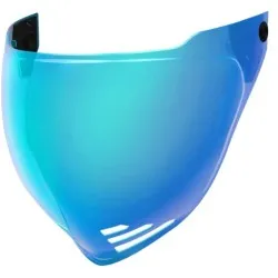 Син иридиев визьор за каска ICON DOMAIN BOATDRINK BLUE