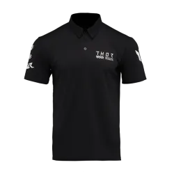 Мото тениска THOR POLO CORPO BLACK 