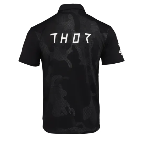 Мото тениска THOR Polo Corpo Black