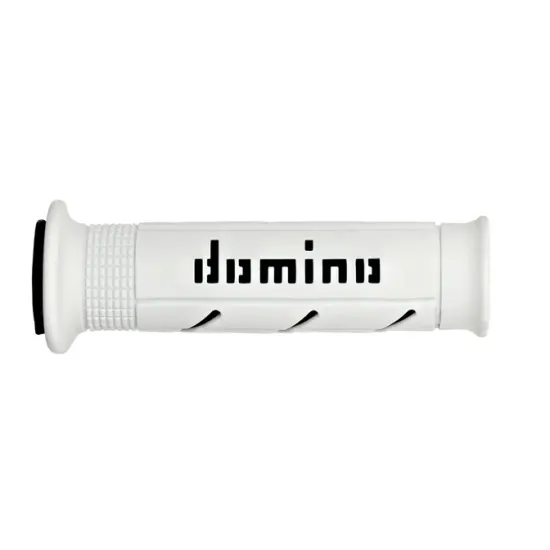 Ръкохватки DOMINO GRIPS A250 WHITE/BLACK – двойна каучукова смес и меко покритие за комфорт и контрол