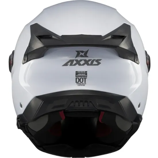 Отваряема каска AXXIS Ghostfighter SV A0 Gloss White