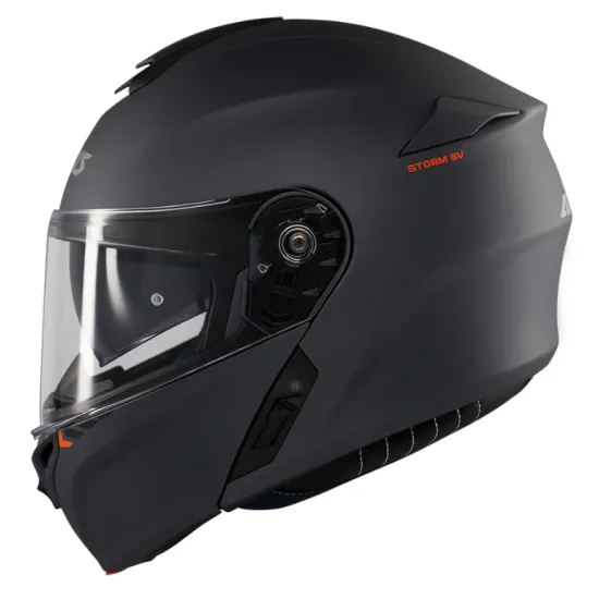 Отваряема каска AXXIS Storm S SV Solid A2 Titanium