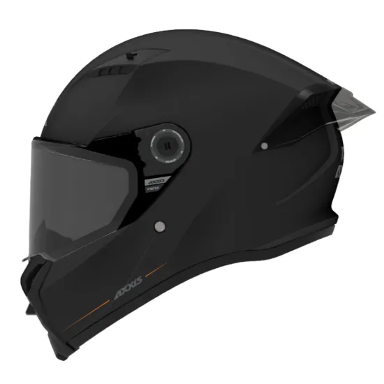 Каска AXXIS Fenix Solid Black Gloss