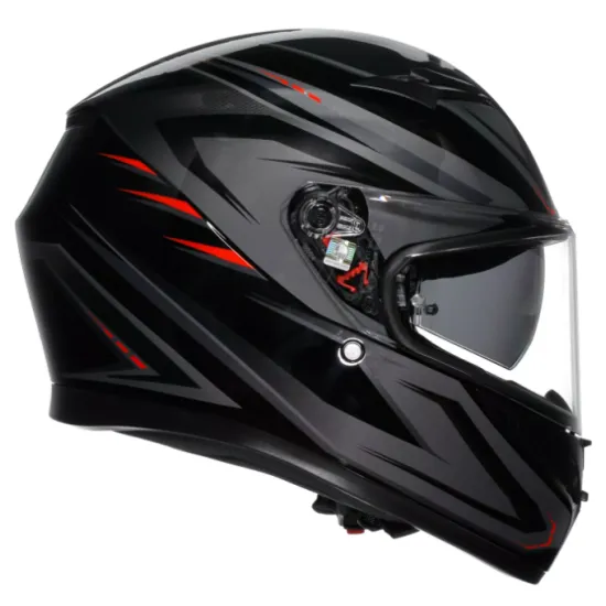 Каска AGV K3 E2206 SYTH Black Red