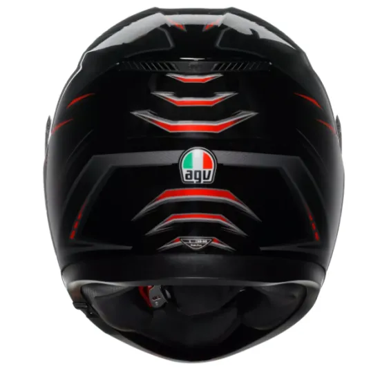 Каска AGV K3 E2206 SYTH Black Red