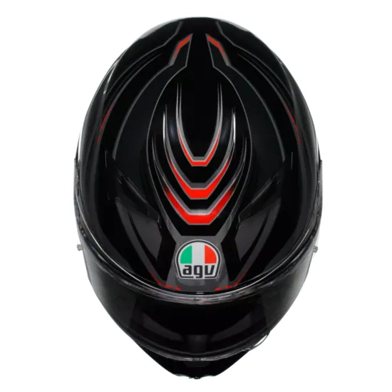 Каска AGV K3 E2206 SYTH Black Red