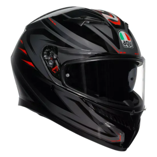 Каска AGV K3 E2206 SYTH Black Red