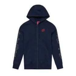 Суитшърт TROY LEE DESIGNS Zip Up Branded - Navy