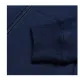 Тъмносин суитшърт Troy Lee Designs с пълен цип, качулка и релефно червено лого на гърдите, графики по ръкавите