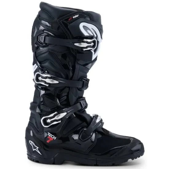 Мотокрос ботуши ALPINESTARS TECH 7 ENDURO Drystar BLACK водоустойчиви