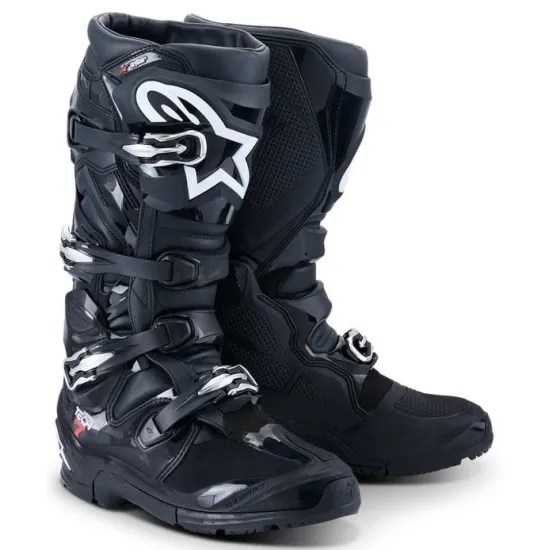 Мотокрос ботуши ALPINESTARS TECH 7 ENDURO Drystar BLACK водоустойчиви