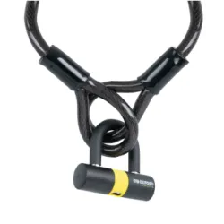 Кабелна ключалка OXFORD Loop Lock 15 мм x 2,0 м + мини скоба
