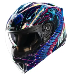 Отваряема каска ICON Threshold™ Synthwave Lazer Cobra Modular