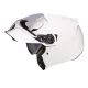 Отваряема каска ICON Threshold Solid Modular WHITE GLOSS – модулна каска с Dropshield визьор