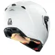 Отваряема каска ICON Threshold Solid Modular WHITE GLOSS – модулна каска с Dropshield визьор