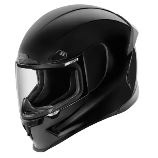Каска ICON Airframe Pro BLACK GLOSS – спортна мото каска с FRP черупка и Prolock визьор