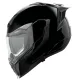 Каска ICON Ultraflite Solid MIPS BLACK GLOSS – мото каска с MIPS система и DropShield Ultra