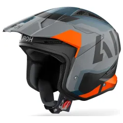 Kаска за скутер AIROH TRR II JUPITER ORANGE MATT
