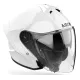 Каска за скутер Airoh H21 White Gloss отворен тип с лек и удобен дизайн