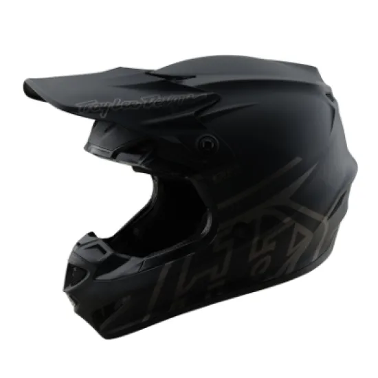 Мотокрос каска TROY LEE DESIGNS GP Pro Mono Black с Mips система и EPP защита