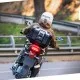 Черен мото куфар SHAD TR41 TERRA с полипропиленов корпус, сребристо заключване и 4 куки за багаж на горната част