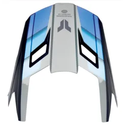 Козирка за каска THOR FLEET DEFY BK/WH