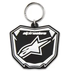 Ключодържател ALPINESTARS FOB PLATE BLACK/WHITE