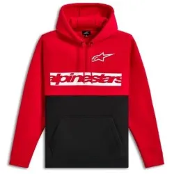 Мото суитшърт ALPINESTARS PO PARALLEL RED/BLACK
