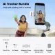 Сребрист видео стабилизатор Insta360 Flow 2 Pro с AI tracker, LED осветление, USB-C кабел и транспортна чанта