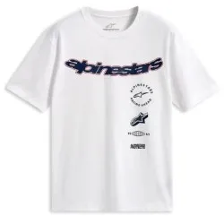Тениска ALPINESTARS SS CSF ABUS WHITE