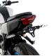 Черна алуминиева стойка за номер R&G Racing на Yamaha MT-07, с компактна скоба, хромирани странични мигачи и светлина за