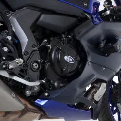 Протектор за двигател R&G RACING Race Series Right Crankcase Protection Cover Protection - Black YAMAHA MT07/R7/Tenere700