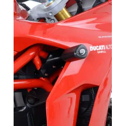 Краш тапи R&G RACING Aero Crash Protectors Black Non Drill Kit Ducati Supersport