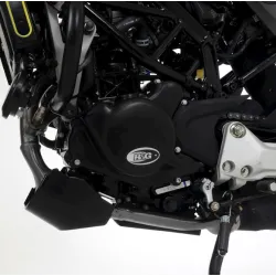 Протектор за двигател R&G RACING Race Series Left Crankcase Protection Cover - Black Husqvarna Svartpilen 125 21-23