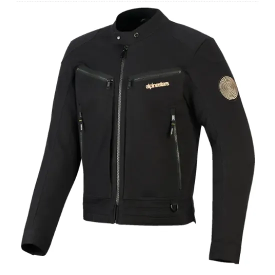 Мото яке Alpinestars Bruiser Black с CE протектори и Tech Air Ready