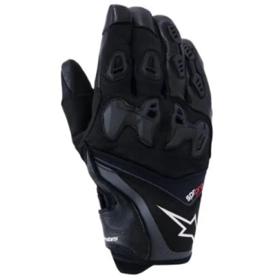 Ръкавици ALPINESTARS SP-R PRO BLACK с TPU кокал и спортен дизайн