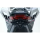 Черна стойка за номер R&G Racing монтирана на Honda X-ADV с вградени LED светлини и стоков стоп