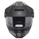 Каска Schuberth E2 Trail Green в камуфлажен дизайн със зелени и кафяви тонове, регулируема козирка, прозрачен визьор и вентилационни отвори