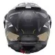 Каска Schuberth E2 Trail Green в камуфлажен дизайн със зелени и кафяви тонове, регулируема козирка, прозрачен визьор и вентилационни отвори