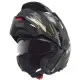 Каска Schuberth E2 Trail Green в камуфлажен дизайн със зелени и кафяви тонове, регулируема козирка, прозрачен визьор и вентилационни отвори