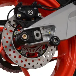Краш тапи за шарнир R&G RACING Offset Cotton Reels Black - Aprilia