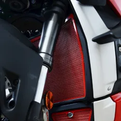 Протектор за радиатор R&G RACING Radiator Guard Red - Ducati Panigale V2/Streetfighter V2