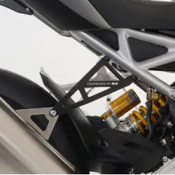 Стойка за генерация R&G RACING Exhaust hangers silver - Triumph Speed Triple 1200 RS/RR